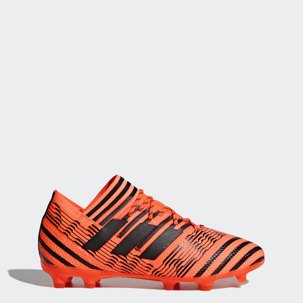 Adidas Nemeziz 17.1 Firm Ground - ποδοσφαιρικα παπουτσια για αγορια - Πορτοκαλι/Μαυρα/Κοκκινα,Μέγεθο